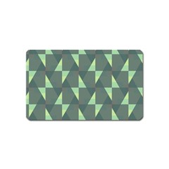 Texture Triangle Magnet (name Card) by Alisyart