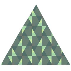 Texture Triangle Wooden Puzzle Triangle by Alisyart