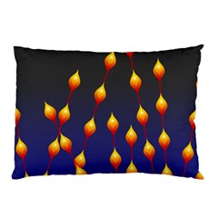 Flower Buds Floral Night Pillow Case (Two Sides)