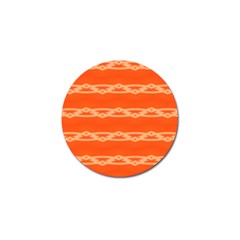 Pattern Orange Golf Ball Marker (4 Pack) by HermanTelo