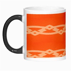 Pattern Orange Morph Mugs