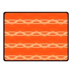 Pattern Orange Fleece Blanket (Small) 50 x40  Blanket Front