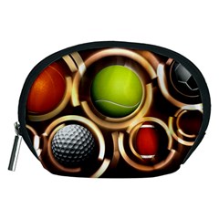 Sport Ball Tennis Golf Football Accessory Pouch (medium) by HermanTelo