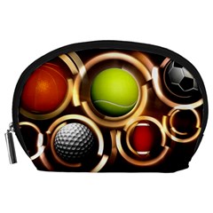 Sport Ball Tennis Golf Football Accessory Pouch (large) by HermanTelo