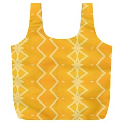 Pattern Yellow Full Print Recycle Bag (xxxl)