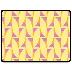 Yellow Pink Fleece Blanket (large) 
