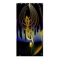 Background Level Clef Note Music Shower Curtain 36  X 72  (stall)  by HermanTelo