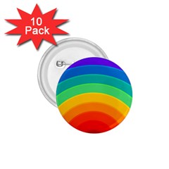 Rainbow Background Colorful 1.75  Buttons (10 pack)