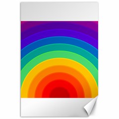 Rainbow Background Colorful Canvas 20  x 30 