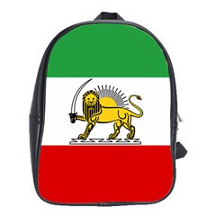 State Flag Of The Imperial State Of Iran, 1907-1979 School Bag (xl) by abbeyz71