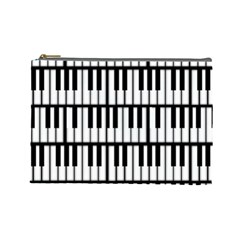 Piano Keys Cosmetic Bag (large) by bloomingvinedesign