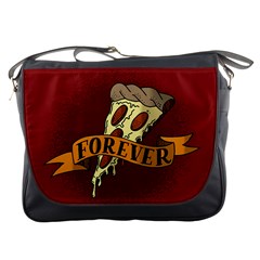 Pizza Forever Messenger Bag by trulycreative