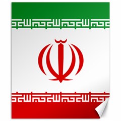 Vertical Flag Of Iran Canvas 8  X 10  by abbeyz71