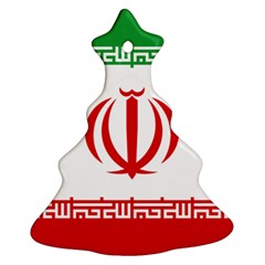 Vertical Flag Of Iran Christmas Tree Ornament (two Sides) by abbeyz71