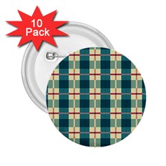 Pattern Texture Plaid Grey 2 25  Buttons (10 Pack) 