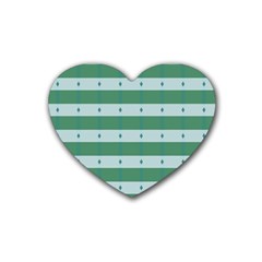 Pattern Triangle Heart Coaster (4 Pack) 