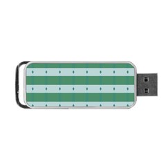 Pattern Triangle Portable Usb Flash (two Sides)