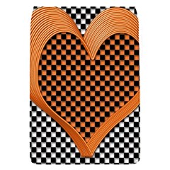 Heart Chess Board Checkerboard Removable Flap Cover (s)