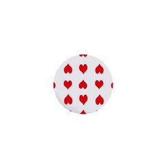 Heart Red Love Valentines Day 1  Mini Buttons by HermanTelo