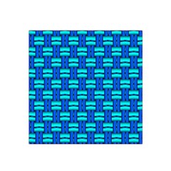 Pattern Graphic Background Image Blue Satin Bandana Scarf
