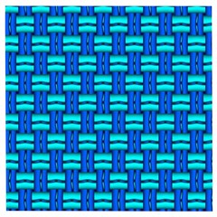 Pattern Graphic Background Image Blue Wooden Puzzle Square by HermanTelo