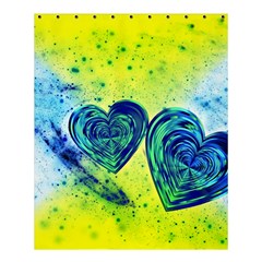 Heart Emotions Love Blue Shower Curtain 60  X 72  (medium)  by HermanTelo