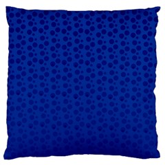 Background Polka Blue Large Cushion Case (two Sides) by HermanTelo