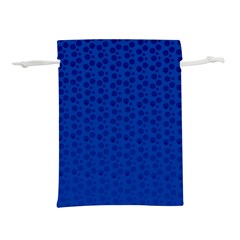 Background Polka Blue Lightweight Drawstring Pouch (m) by HermanTelo