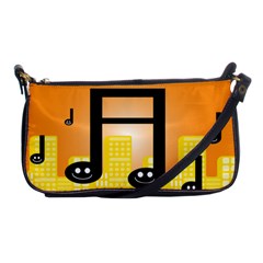 Abstract Anthropomorphic Art Shoulder Clutch Bag by HermanTelo