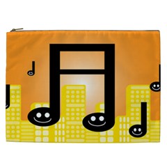 Abstract Anthropomorphic Art Cosmetic Bag (xxl) by HermanTelo