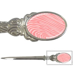 Pattern Texture Pink Letter Opener by HermanTelo