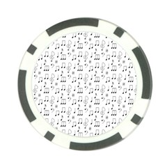 Music Notes Background Wallpaper Poker Chip Card Guard (10 Pack) by HermanTelo
