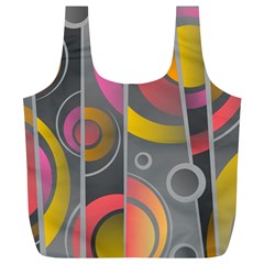 Abstract Colorful Background Grey Full Print Recycle Bag (xl) by HermanTelo
