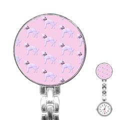 Dogs Pets Anima Animal Cute Stainless Steel Nurses Watch by HermanTelo