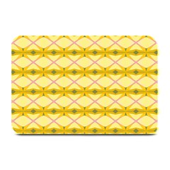 Pattern Pink Yellow Plate Mats by HermanTelo