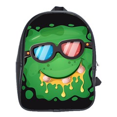 Funny Cinema Monster School Bag (large) by trulycreative