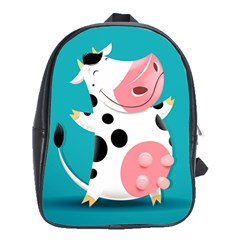 Funny Cartoon Cow School Bag (xl)