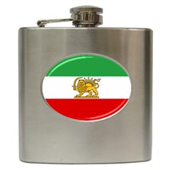 State Flag Of Iran, 1964–1980 Hip Flask (6 Oz)