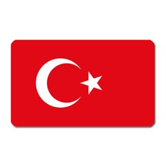 Flag Of Turkey Magnet (rectangular) by abbeyz71