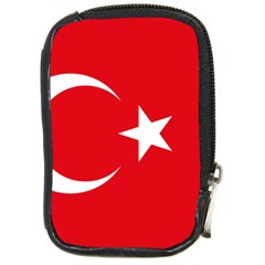 Flag Of Turkey Compact Camera Leather Case by abbeyz71