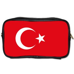 Flag Of Turkey Toiletries Bag (one Side) by abbeyz71