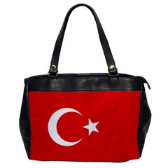 Flag Of Turkey Oversize Office Handbag by abbeyz71