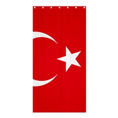 Flag Of Turkey Shower Curtain 36  X 72  (stall)  by abbeyz71