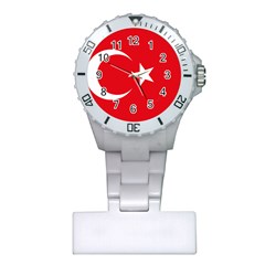 Flag Of Turkey Plastic Nurses Watch by abbeyz71