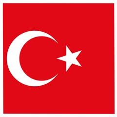 Flag Of Turkey Wooden Puzzle Square by abbeyz71