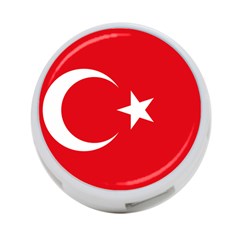 Vertical Flag Of Turkey 4-port Usb Hub (one Side) by abbeyz71