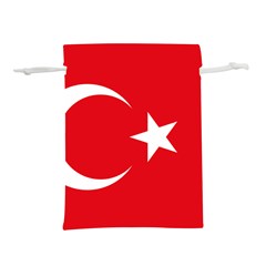 Vertical Flag Of Turkey Lightweight Drawstring Pouch (l) by abbeyz71