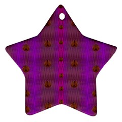 Peace Is Cool Again And Decorative Star Ornament (two Sides) by pepitasart