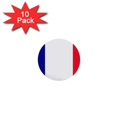 Flag Of France 1  Mini Buttons (10 Pack)  by abbeyz71