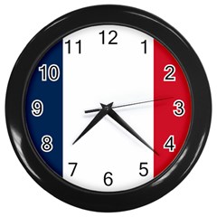 Flag Of France Wall Clock (black) by abbeyz71